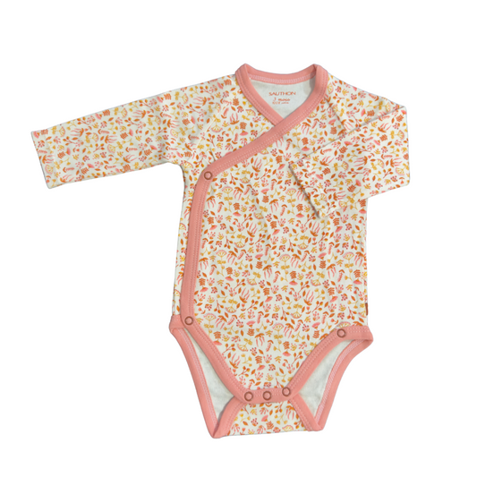 Body manches longues imprimé fleuri  multicolor